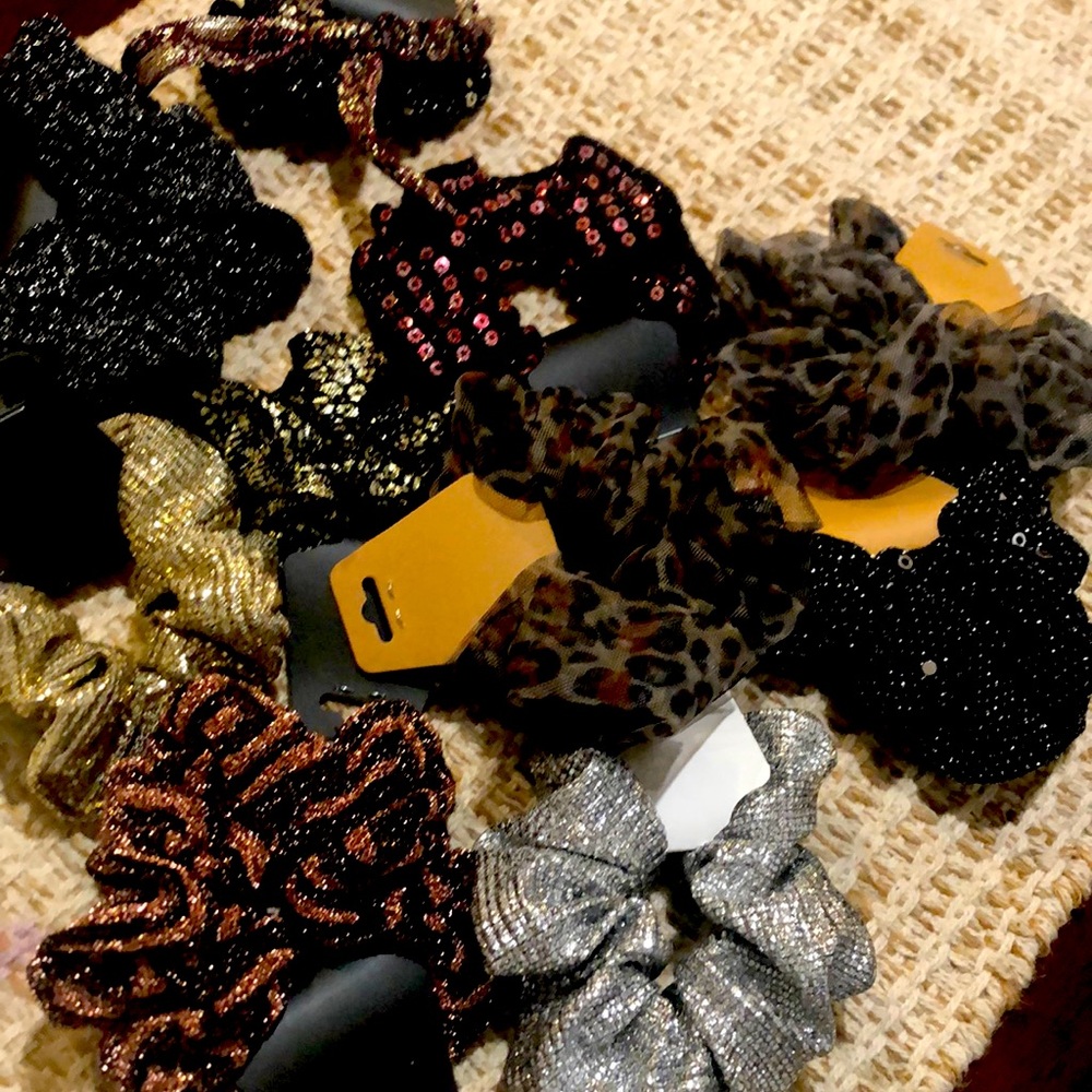 Scrunchies 3 sparkly Scrunchies for $10.00 big one